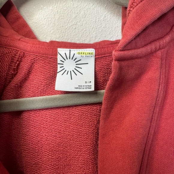 Aerie Throwback V-Neck Hoodie - Picture 3 of 5